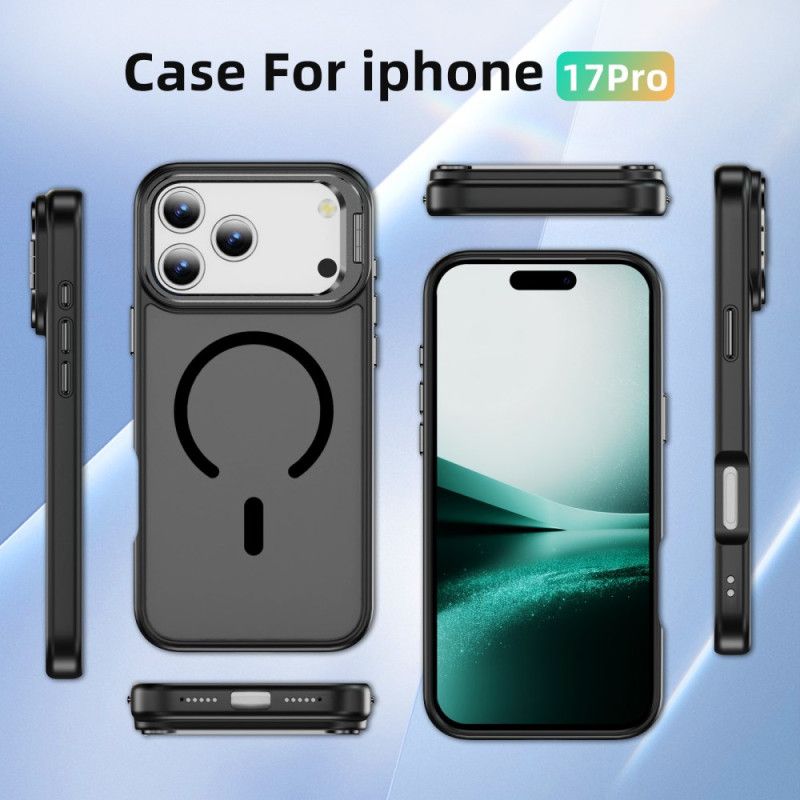 Κάλυμμα iPhone 17 Pro Μαγνητική Με Βάση Φακού Σιλικόνης