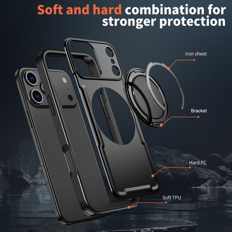 Κάλυμμα iPhone 17 Pro Magsafe Rugged Συμβατό Με Βάση Δακτυλίου
