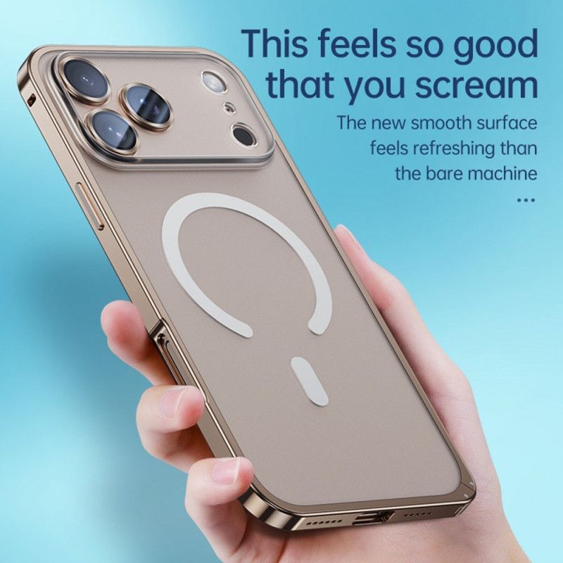 Κάλυμμα iPhone 17 Pro Magsafe Συμβατό Με Κλείδωμα Ασφαλείας Σιλικόνης