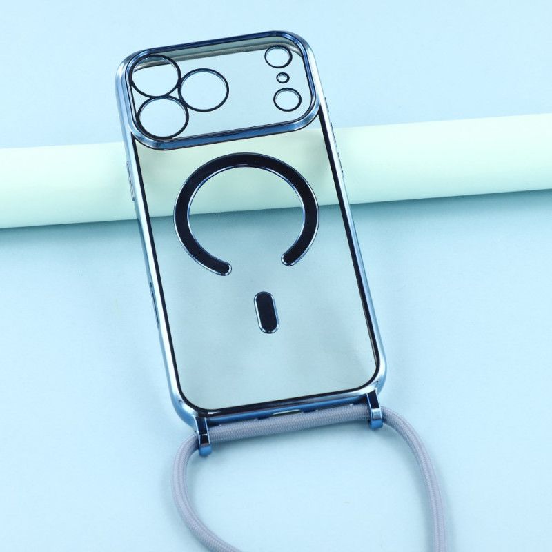 Κάλυμμα iPhone 17 Pro Max Καλώδιο Magsafe Διαφανές Σιλικόνης