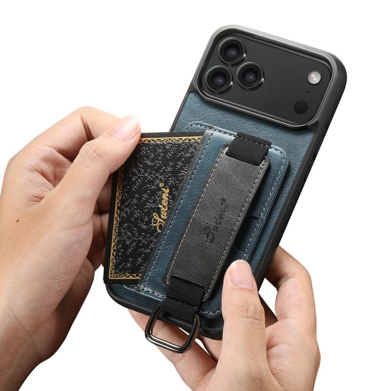 Κάλυμμα iPhone 17 Pro Max Κάρτα Suteni Βάση Και Λουράκι