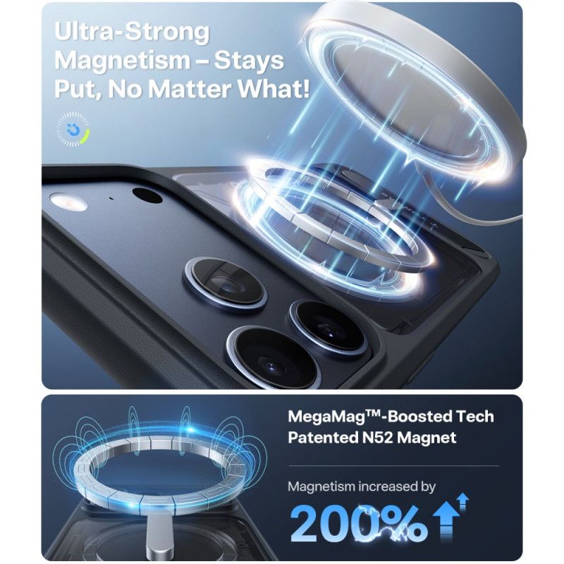 Κάλυμμα iPhone 17 Pro Max Σχεδιασμός Magsafe Premium Με Ενσωματωμένη Βάση