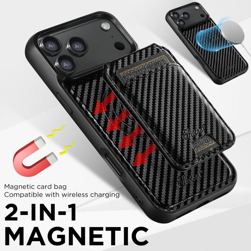 Κάλυμμα iPhone 17 Pro Max Συμβατή Με Magsafe Αποσπώμενη Θήκη Κάρτας
