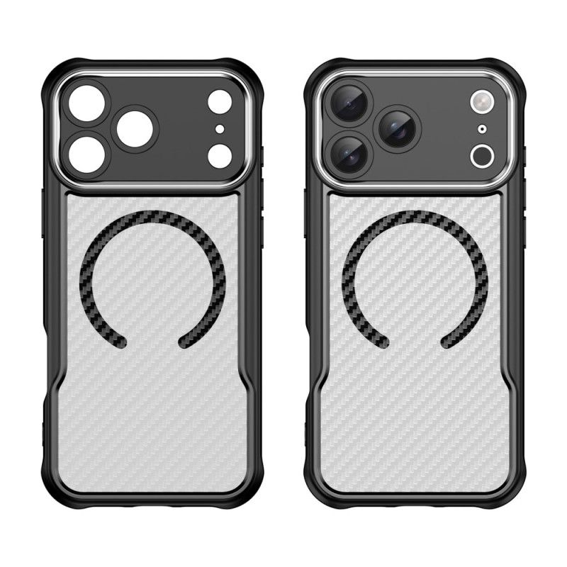 Κάλυμμα iPhone 17 Pro Max Συμβατό Με Magsafe Από Ημιδιαφανές Ίνες Άνθρακα