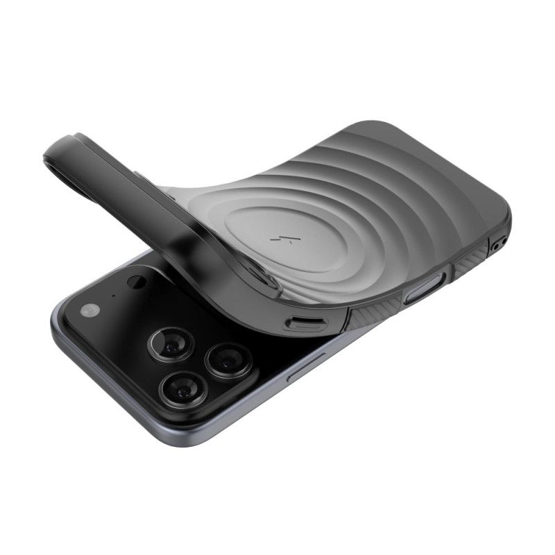 Κάλυμμα iPhone 17 Pro Max Συμβατό Με Magsafe Με Κυματοειδές Μοτίβο