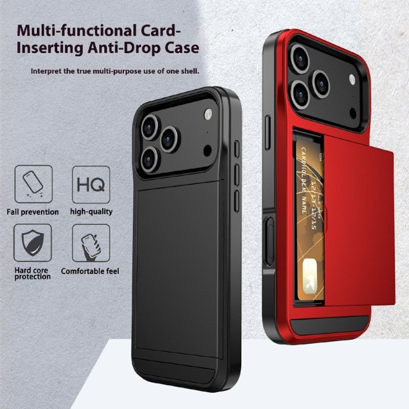 Κάλυμμα iPhone 17 Pro Max Θήκες Κινητών Συρόμενη Θήκη Κάρτας