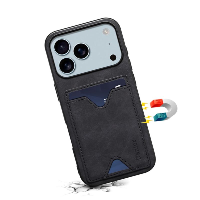 Κάλυμμα iPhone 17 Pro Max Θήκη Καρτών Και Βάση Denior