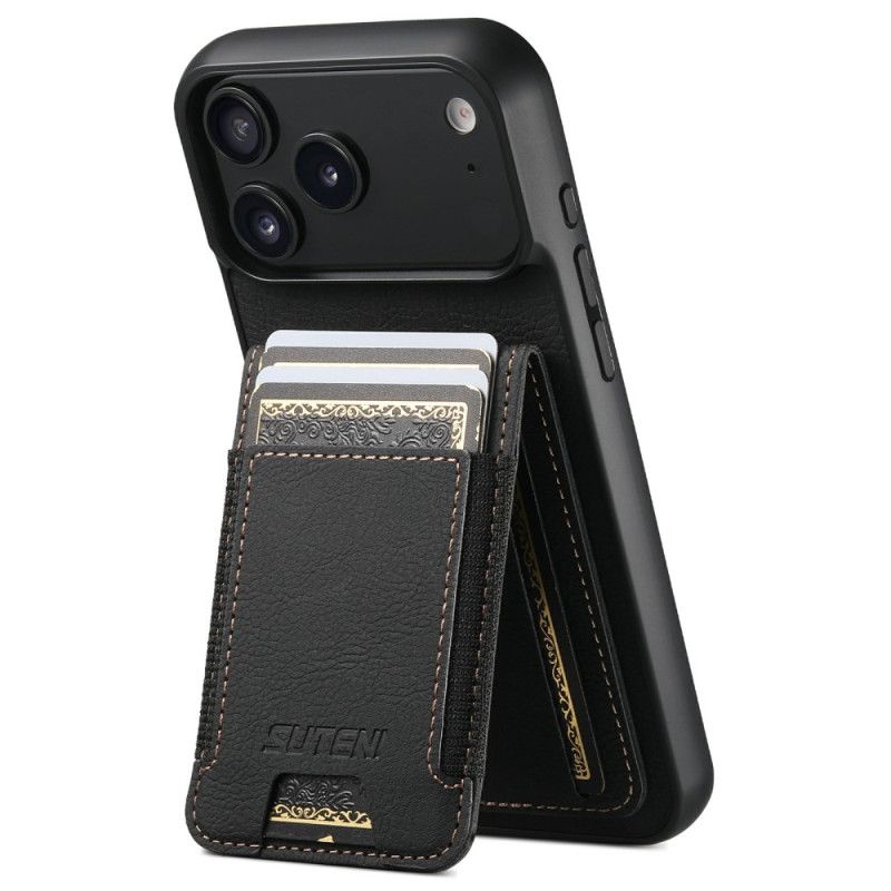 Κάλυμμα iPhone 17 Pro Max Θήκη Καρτών Και Βάση Ρετρό Εμφάνισης