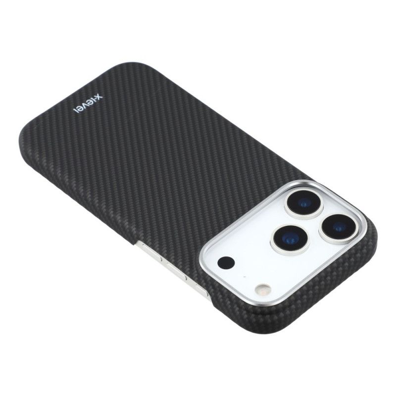 Κάλυμμα iPhone 17 Pro Max X-level Υφή Άνθρακα Σιλικόνης