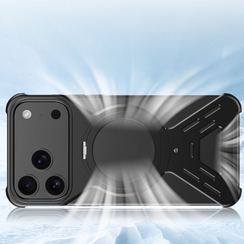Κάλυμμα iPhone 17 Pro Προφυλακτήρας Magsafe Με Περιστρεφόμενη Βάση Σιλικόνης