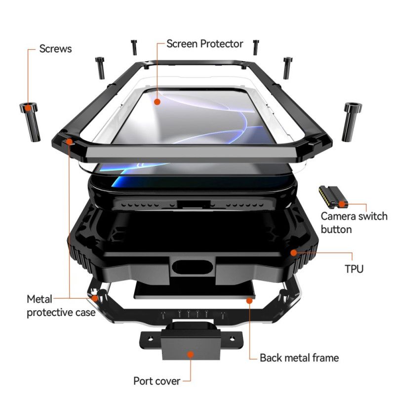 Κάλυμμα iPhone 17 Pro R-just Armor