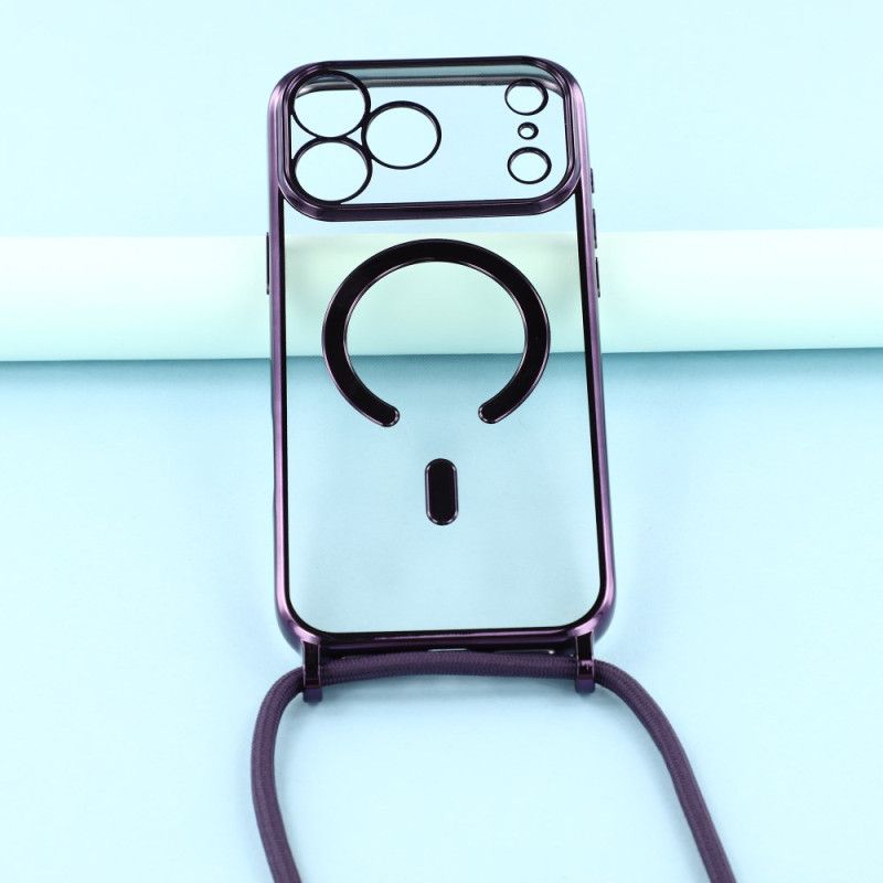Κάλυμμα iPhone 17 Pro Συμβατό Με Magsafe Διαφανές Καλώδιο
