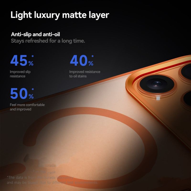 Κάλυμμα iPhone 17 Pro Συμβατό Με Magsafe Ημιδιαφανές Σιλικόνης