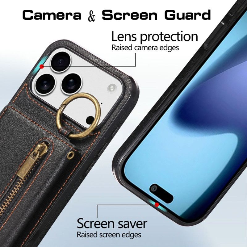 Κάλυμμα iPhone 17 Pro Θήκες Κινητών Πορτοφόλι Με Ιμάντα Ώμου