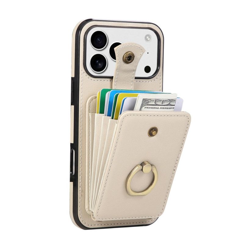Κάλυμμα iPhone 17 Pro Θήκη Πολλαπλών Καρτών Και Λουράκι Ώμου