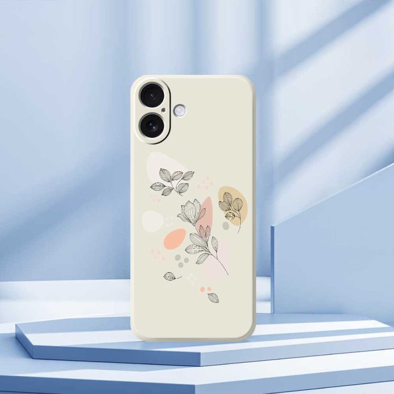 Κάλυμμα iPhone 17 Σκιτσαρισμένα Φύλλα