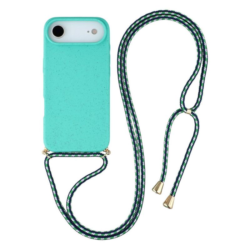 Κάλυμμα iPhone Air Με Κορδόνι Σιλικόνης Και Άχυρο Σίτου