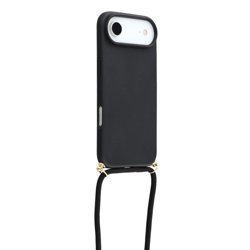 Κάλυμμα iPhone Air Με Κορδόνι Σιλικόνης Και Άχυρο Σίτου