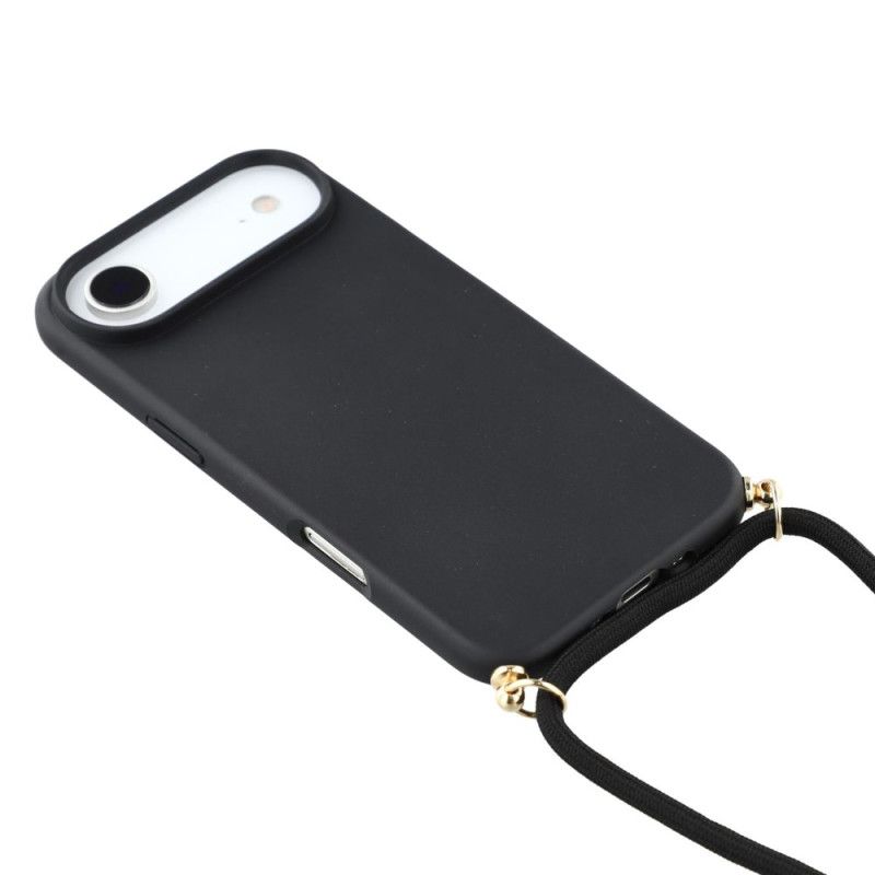 Κάλυμμα iPhone Air Με Κορδόνι Σιλικόνης Και Άχυρο Σίτου