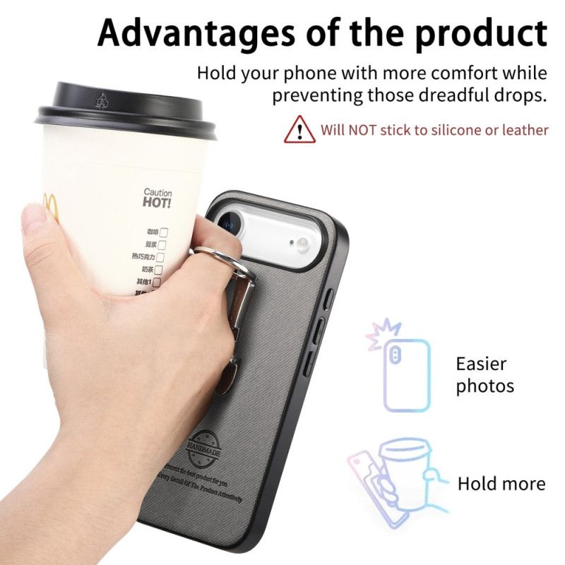 Κάλυμμα iPhone Air Με Πτυσσόμενη Βάση Και Υφή Twill