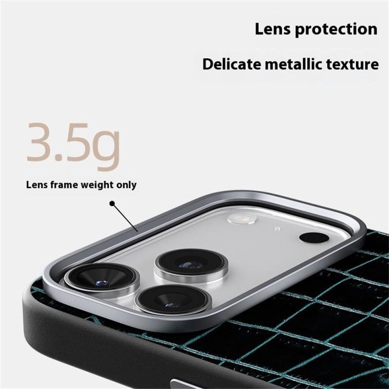 Κάλυμμα iPhone Air Θήκες Κινητών Συμβατό Με Magsafe Με Εφέ Κροκόδειλου Abeel