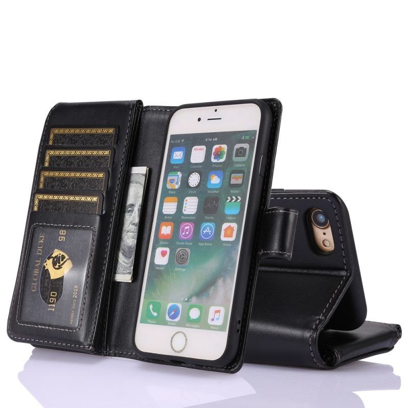Κάλυμμα Iphone Se 2 / 8 / 7 Επιχείρηση Πορτοφολιού Πολλαπλών Λειτουργιών