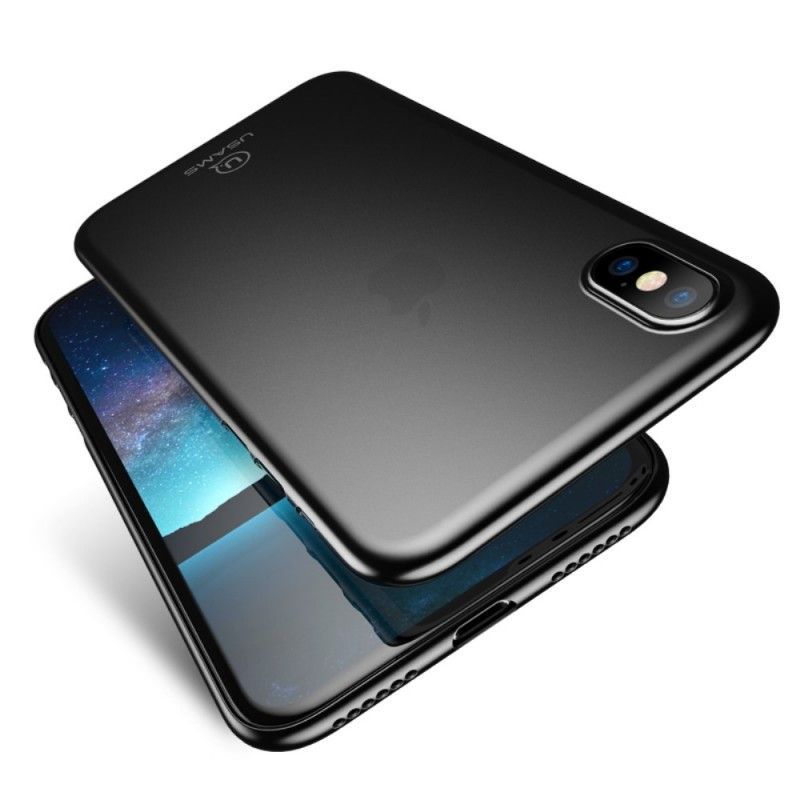 Κάλυμμα iPhone X Μαύρο Soft Series Usams