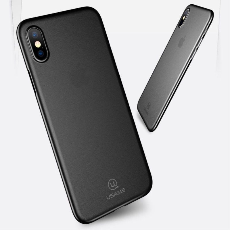 Κάλυμμα iPhone X Μαύρο Soft Series Usams