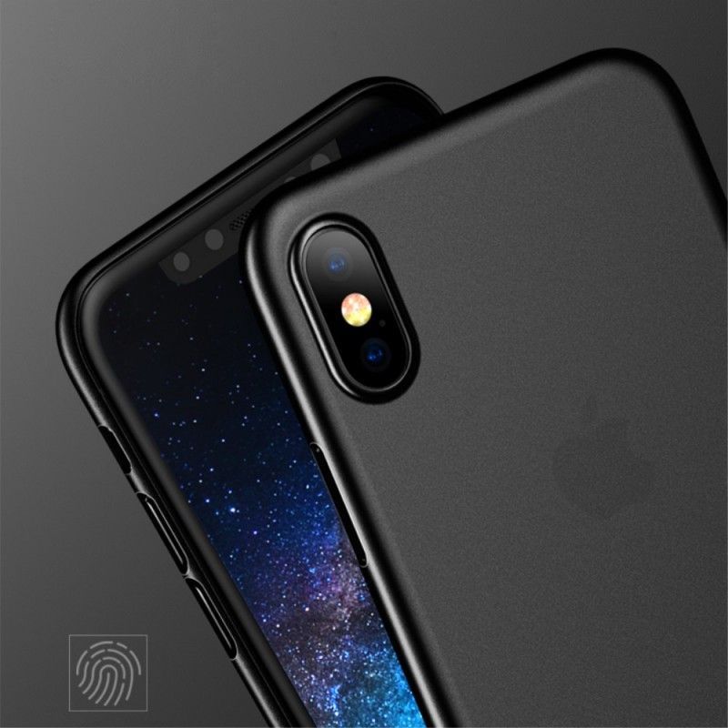 Κάλυμμα iPhone X Μαύρο Soft Series Usams