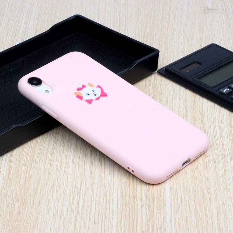 Κάλυμμα iPhone XR Λευκό Λογότυπο Ζώου Σιλικόνης