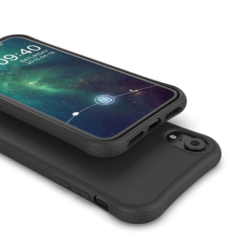 Κάλυμμα iPhone XR Μαύρο Premium Ματ Σιλικόνη