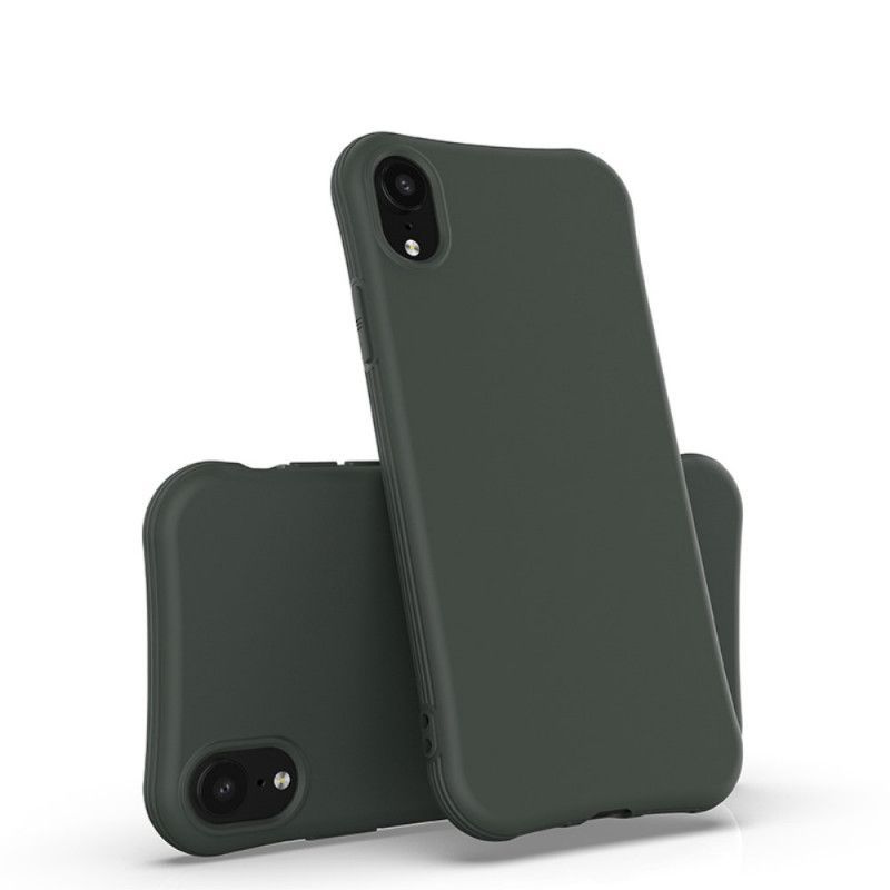 Κάλυμμα iPhone XR Μαύρο Premium Ματ Σιλικόνη