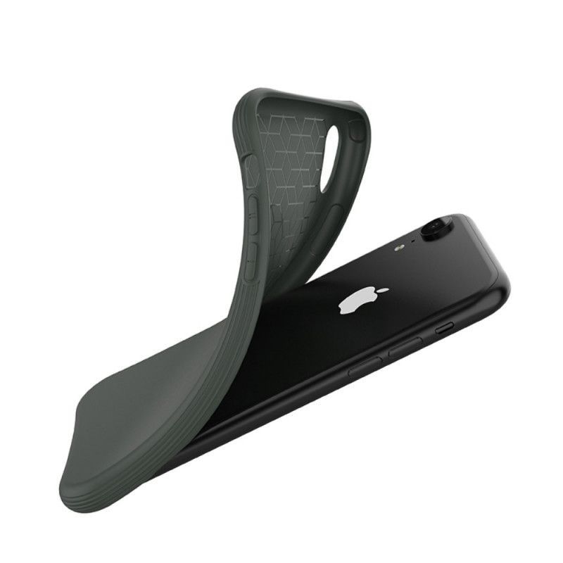 Κάλυμμα iPhone XR Μαύρο Premium Ματ Σιλικόνη