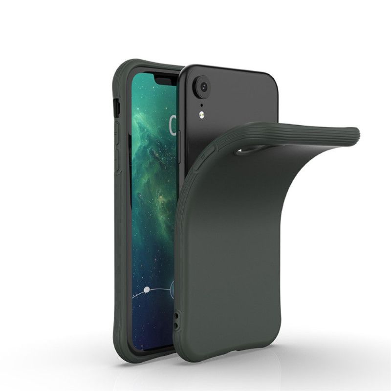 Κάλυμμα iPhone XR Μαύρο Premium Ματ Σιλικόνη