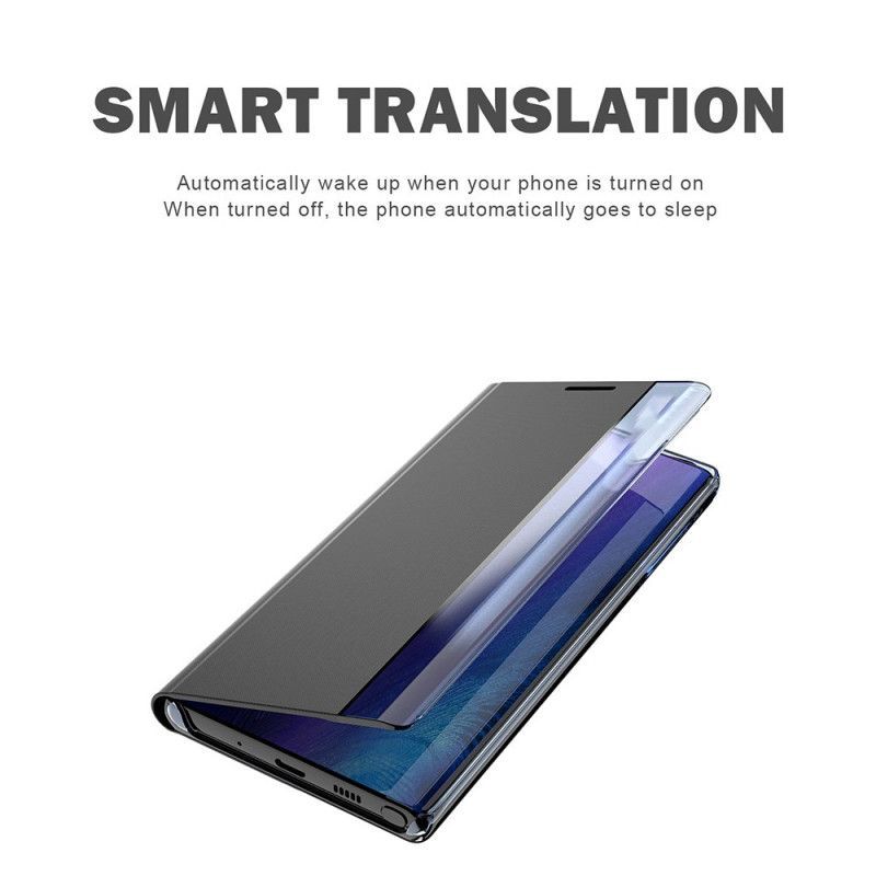 Προβολή Εξωφύλλου iPhone 11 Pro Μαύρο Ψεύτικο Δέρμα Με Υφή