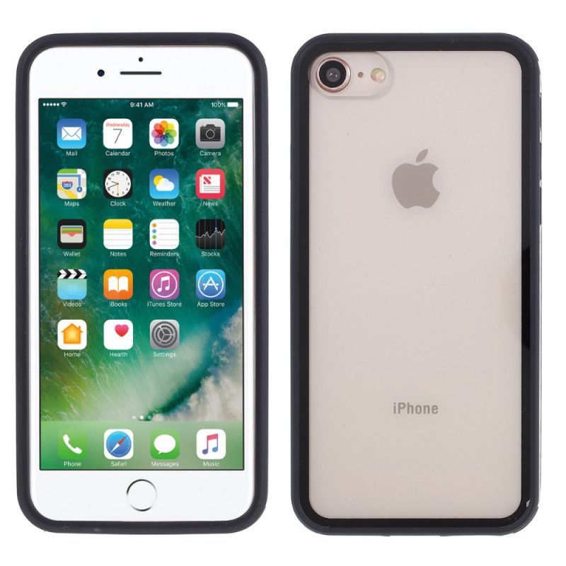 Θήκη Iphone Se 2 / 8 / 7 Άκρες Σιλικόνης Υβριδικού Σχεδιασμού