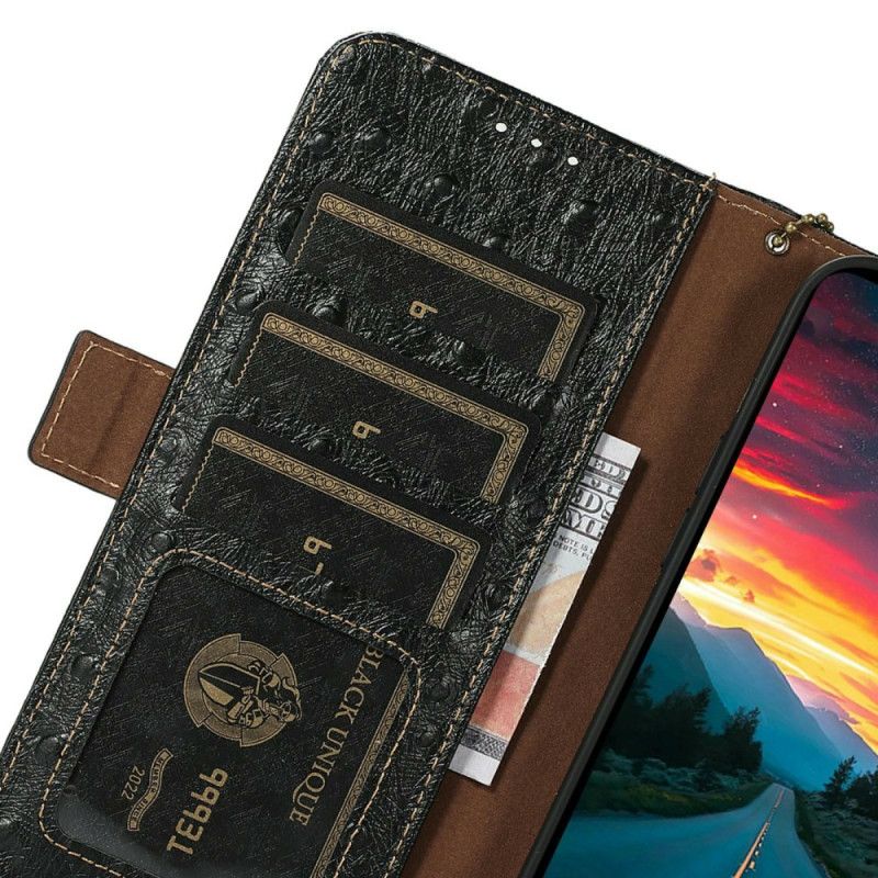 Θηκη Κινητου iPhone 17 Pro Θήκες Κινητών Δέρμα Με Υφή Στρουθοκαμήλου