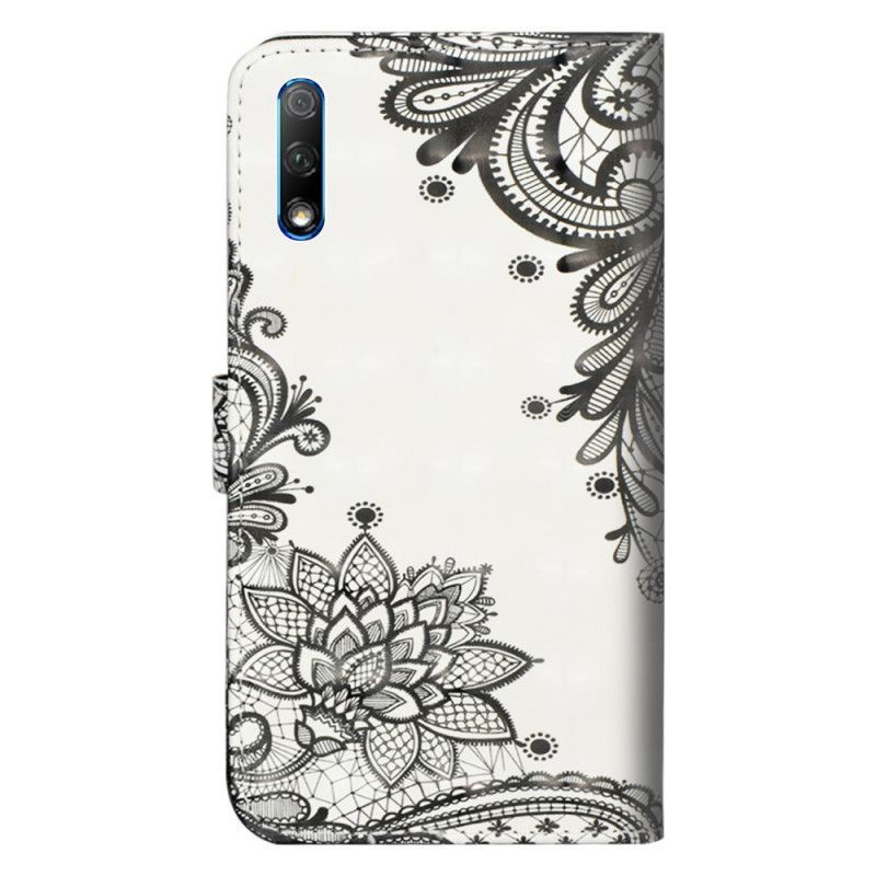 δερματινη Κάλυμμα Honor 9X Pro Αριστοκρατική Δαντέλα