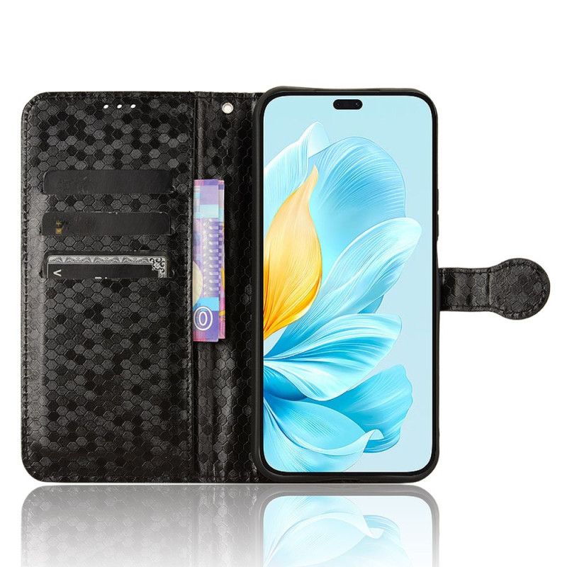 Δερματινη Θηκη Honor 200 Lite Brilliant Points Με Λουράκι