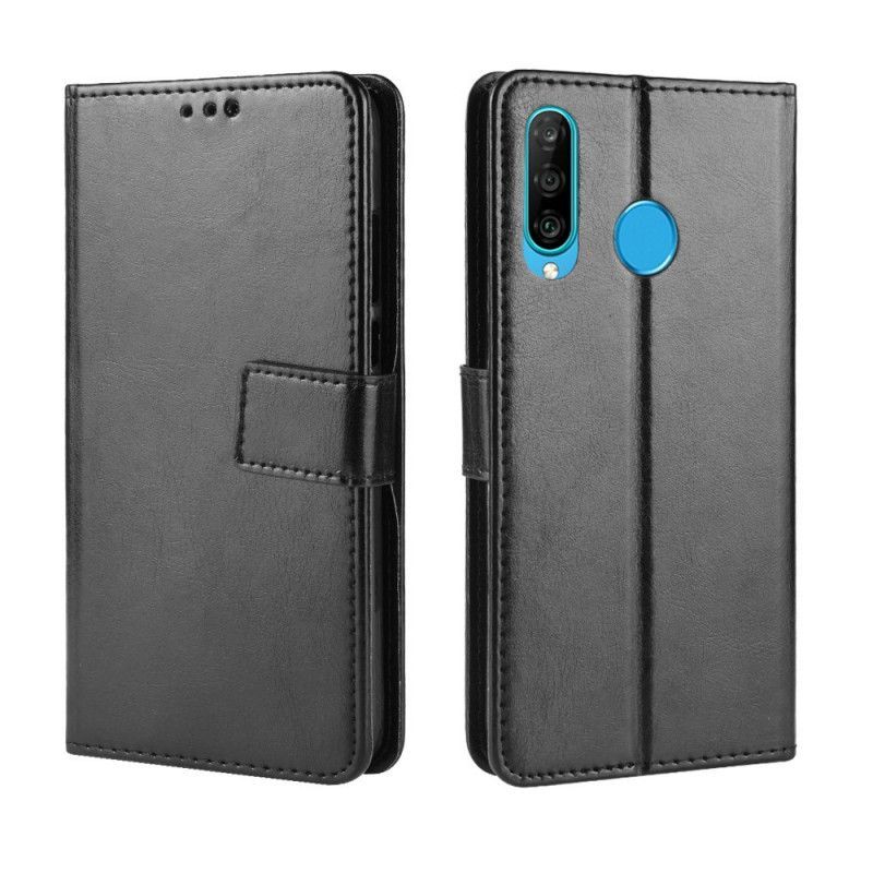 Honor 20 Lite / Honor 20E Φανταχτερό Κάλυμμα Από Συνθετικό Δέρμα