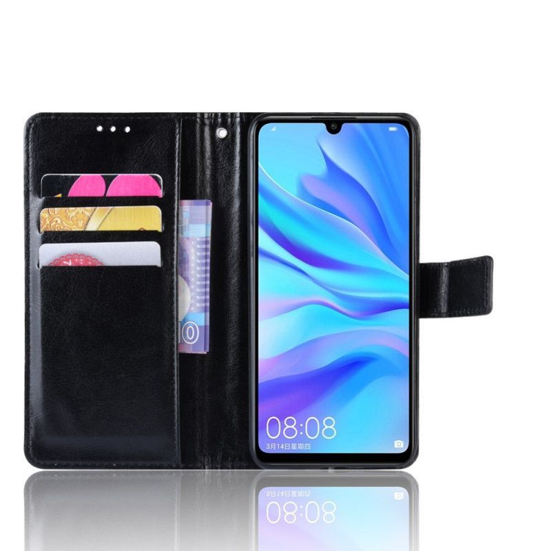 Honor 20 Lite / Honor 20E Φανταχτερό Κάλυμμα Από Συνθετικό Δέρμα