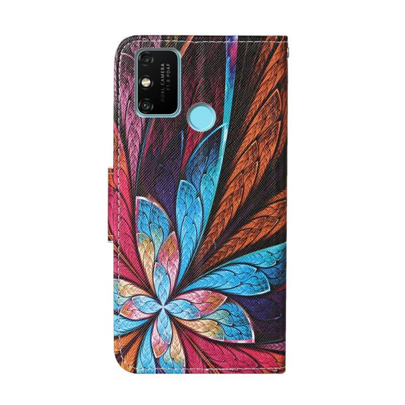 Κάλυμμα Folio Honor 9A Θήκες Κινητών Λουλούδι Παγωνιού