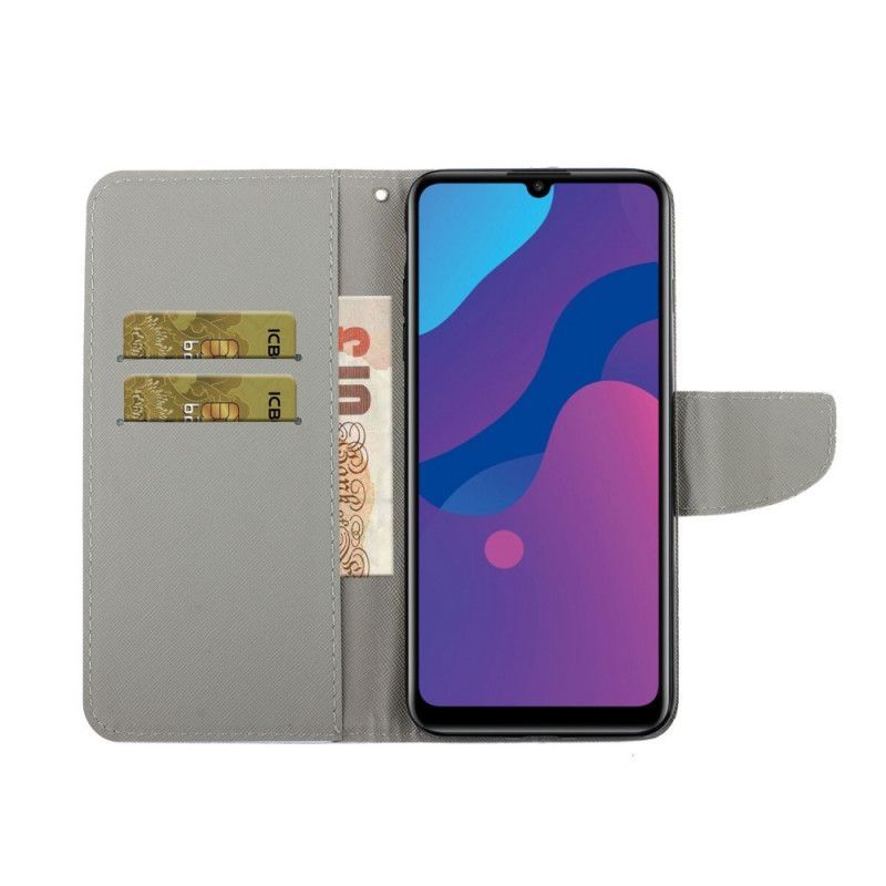 Κάλυμμα Folio Honor 9A Θήκες Κινητών Λουλούδι Παγωνιού