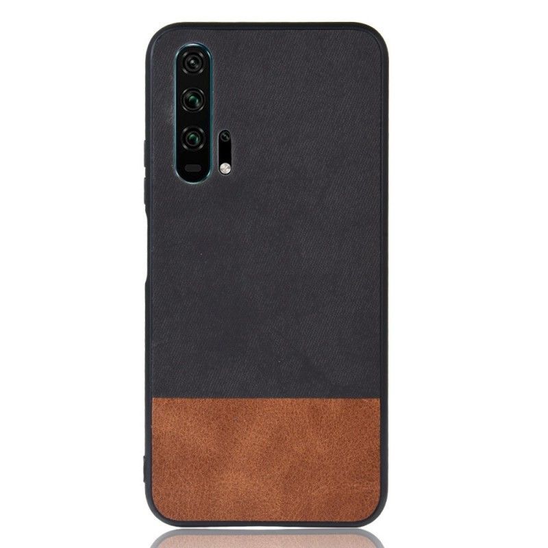 Κάλυμμα Honor 20 Pro Μαύρο Δίχρωμη Λεία