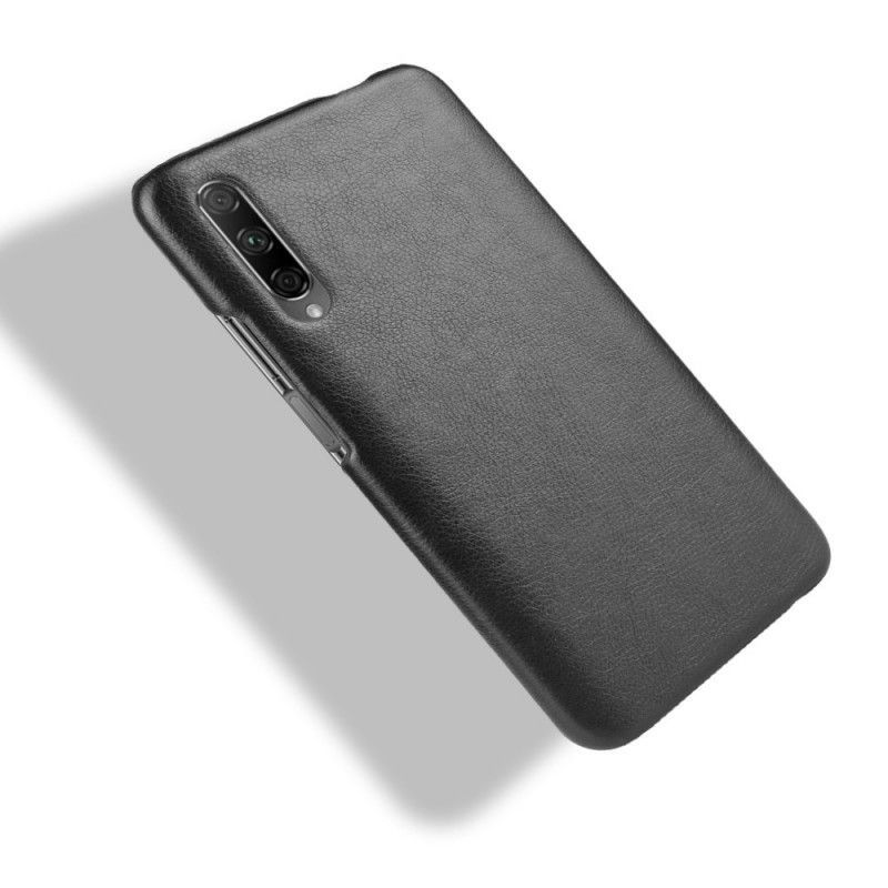 Κάλυμμα Honor 9X Pro Μαύρο Δερμάτινο Εφέ Απόδοσης Λίτσι