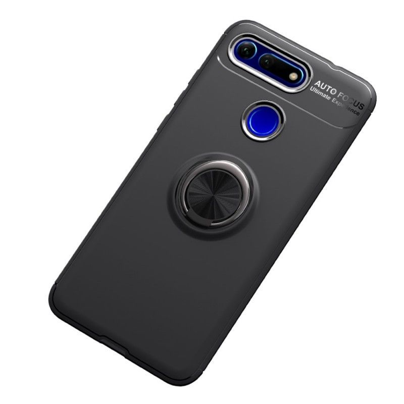 Κάλυμμα Honor View 20 Μαύρο Περιστρεφόμενος Δακτύλιος σιλικόνης