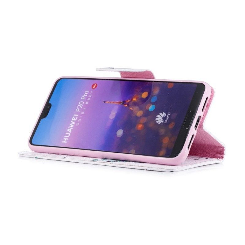 δερματινη Κάλυμμα Για Huawei P20 Pro Υπέροχες Πεταλούδες