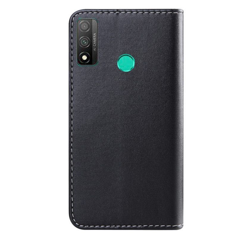 δερματινη Κάλυμμα Huawei P Smart 2020 Μαύρο Τρίχρωμο Δερμάτινο Εφέ