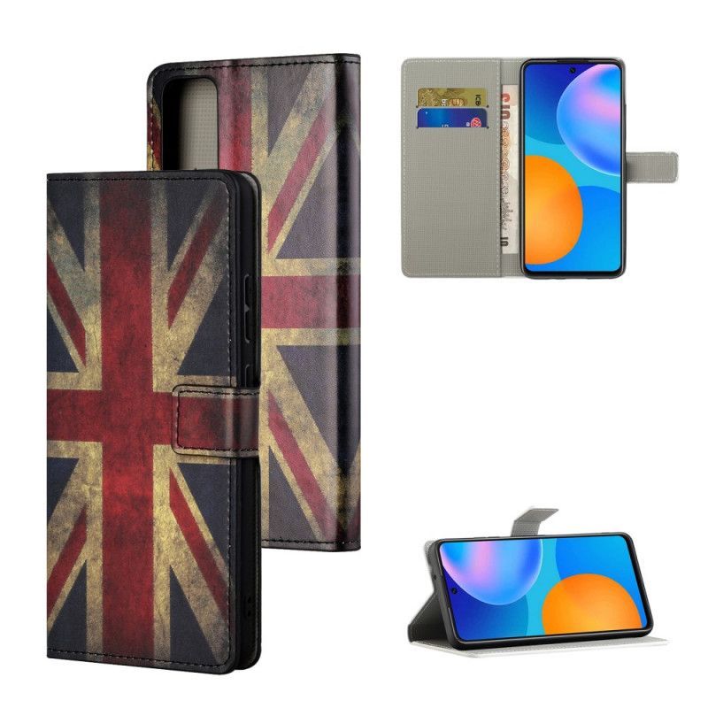 δερματινη Κάλυμμα Huawei P Smart 2021 Αγγλική Σημαία