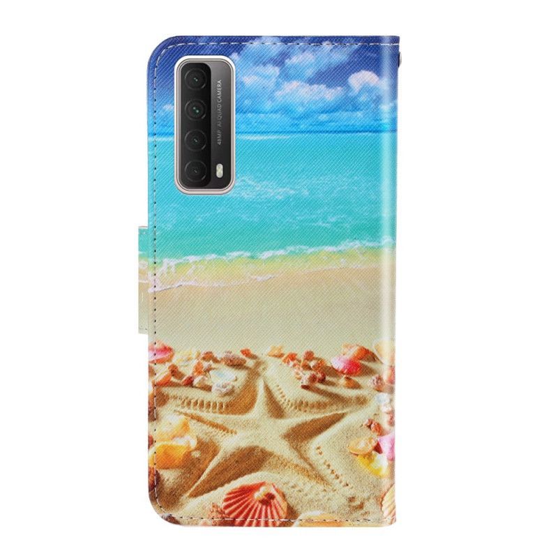 δερματινη Κάλυμμα Huawei P Smart 2021 Strappy Beach